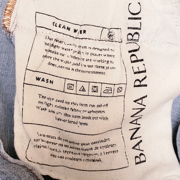 NWOT Banana Republic 33×34 factory distresse - Picture 8 of 8